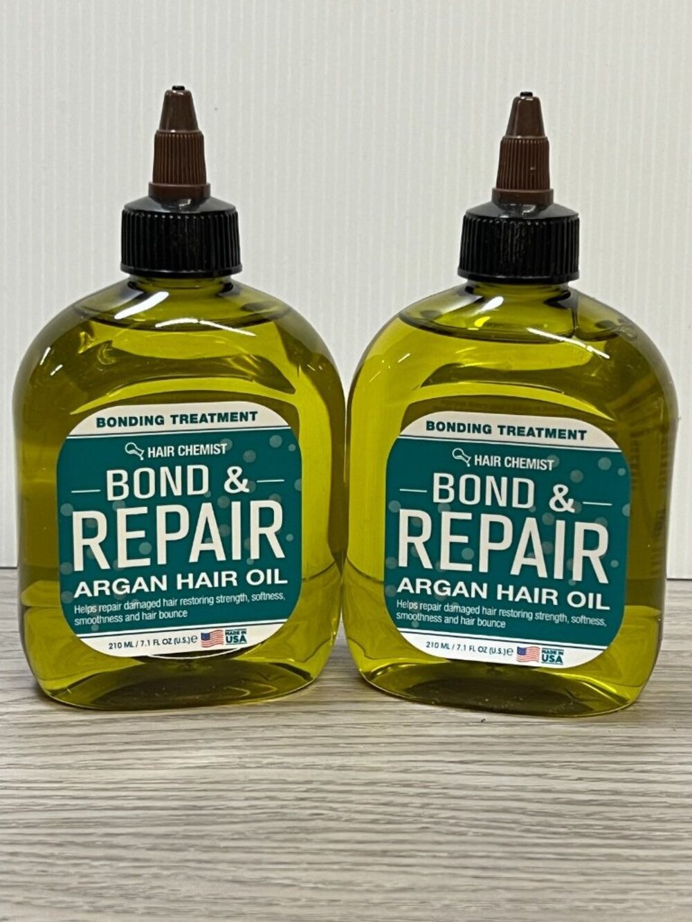 Hair Chemist Bond & Repair Argan Hair Oil Treatment 210Ml Bonding Yellow LOT 2